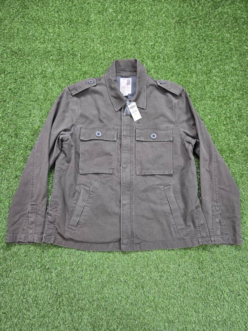 Old Navy Military Field M-65 Style Jacket Coat Mens XL Green Utility Army Truck